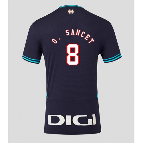 Athletic Bilbao Oihan Sancet #8 Udebanetrøje 2025-26 Kort ærmer Athletic Bilbao Oihan Sancet #8 Udebanetrøje 2025-26 Kort ærmer
